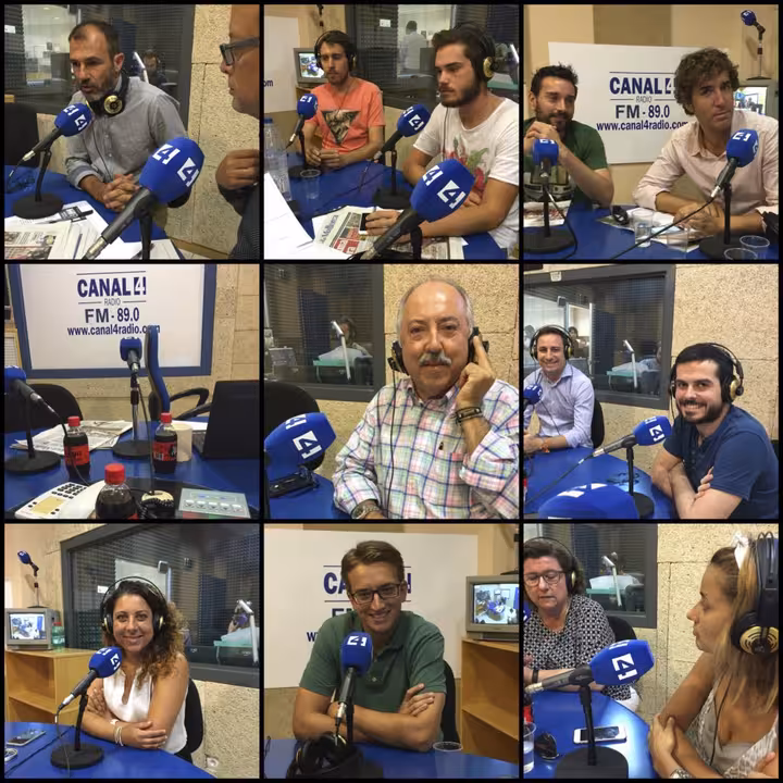 collage de convidats canal4 radio