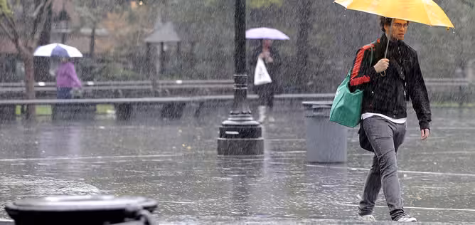 Lluvia otoño baleares