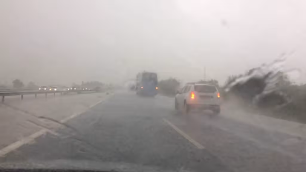Lluvia y tormenta baleares