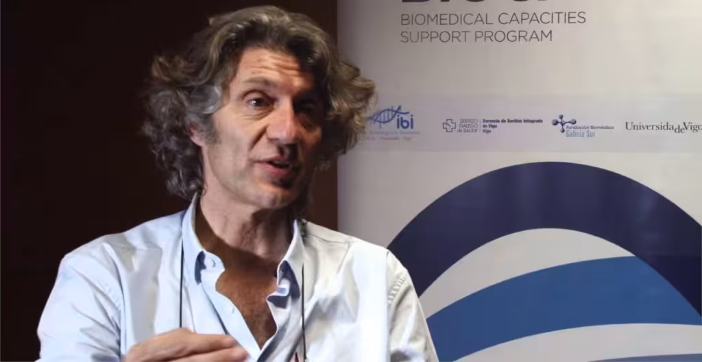 |primer plano de daniel bachiller