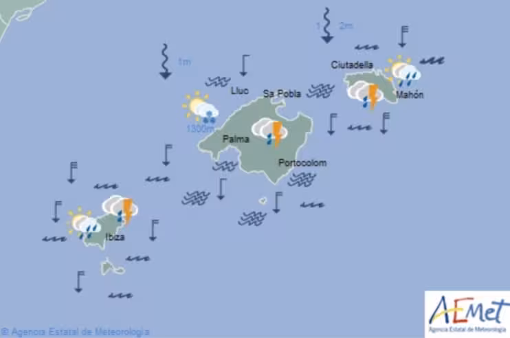 El Tiempo/ Granizo y tormenta