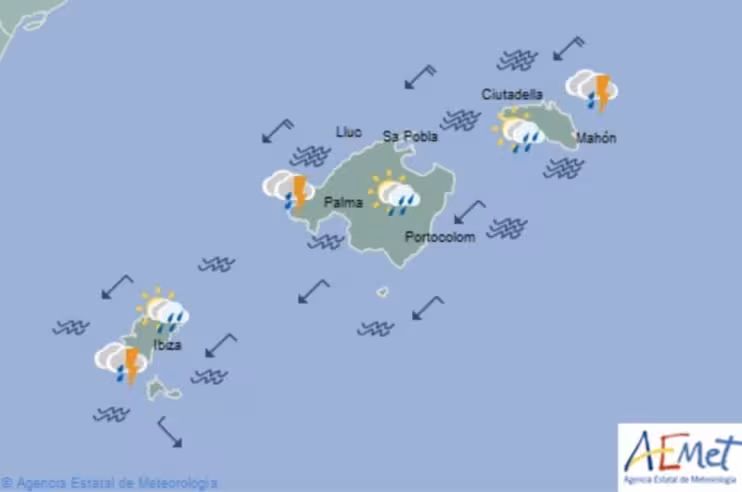 EL TIEMPO/ Empieza la semana con lluvias