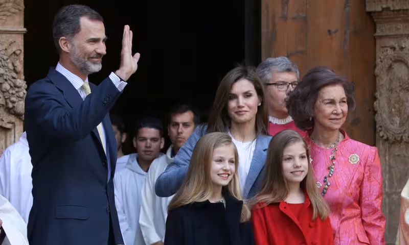 Familia Real en Pascua
