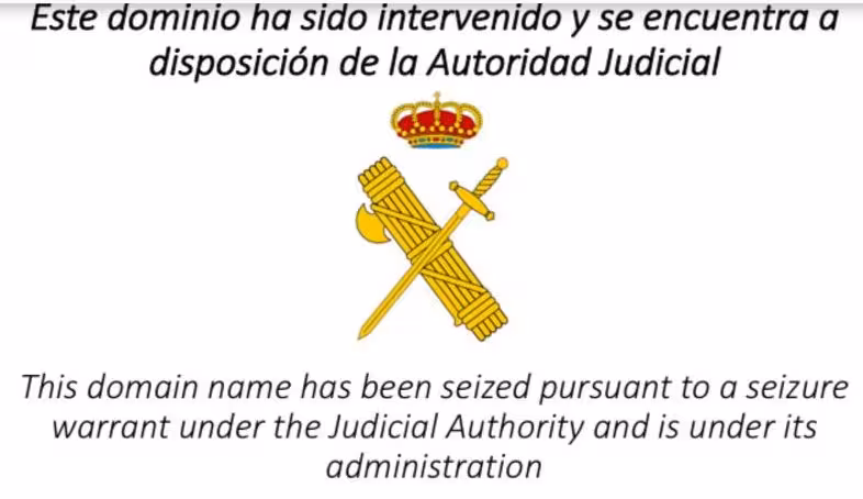 Guardia Civil interviene la web del referéndum