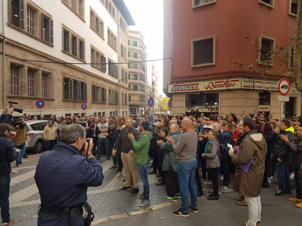 Archivo - Concentraci&oacute;n en Palma.