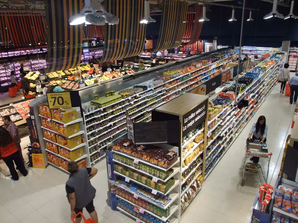 Imagen del supermercado EROSKI en Santa Ponsa (Mallorca)
