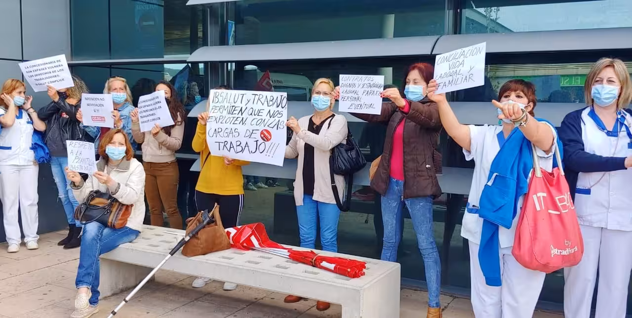 14/04/2021 Protesta del personal de limpieza de Son Espases.
SALUD ESPAÑA EUROPA ISLAS BALEARES AUTONOMÍAS
UGT