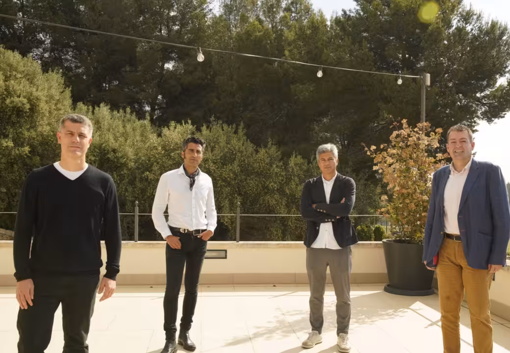 De izda. a dcha. Marc Rahola, Diego Calvo, Llorenç Fluxá y Antoni Pons.