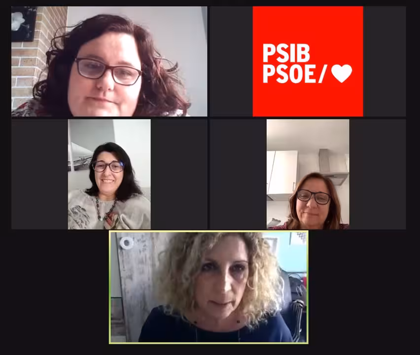 23-05-2021 Las socialistas Beatriu Gamundí y Patrícia Abascal se reúnen con la Asociación de Asperger de Baleares..
El PSIB pedirá que se reconozca el síndrome de Asperger y los trastornos del espectro autista como discapacidades sociales, con el objetivo de alcanzar la inclusión "real" de estas personas, después de reunirse con la Asociación de Asperger de Baleares para recoger sus reivindicaciones y traducirlas en iniciativas políticas
POLITICA ESPAÑA EUROPA ISLAS BALEARES AUTONOMÍAS
PSIB-PSOE