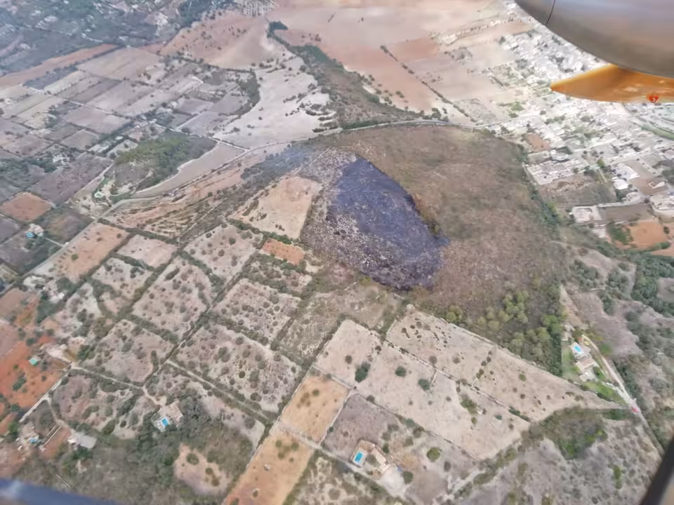 01-09-2021 Incendio en el Puig de Son Manxo (Mallorca)..