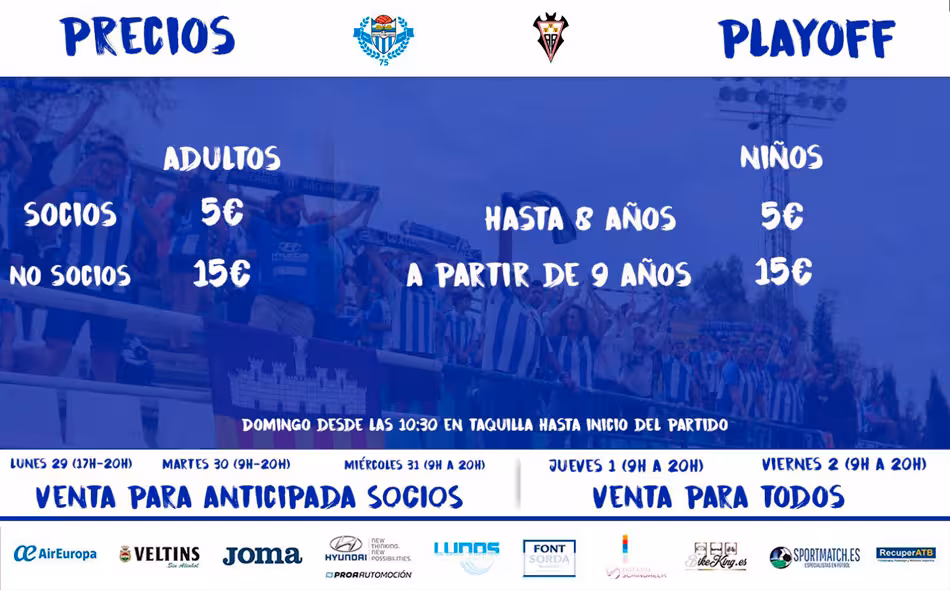 El precio de las entradas ante el Albacete
