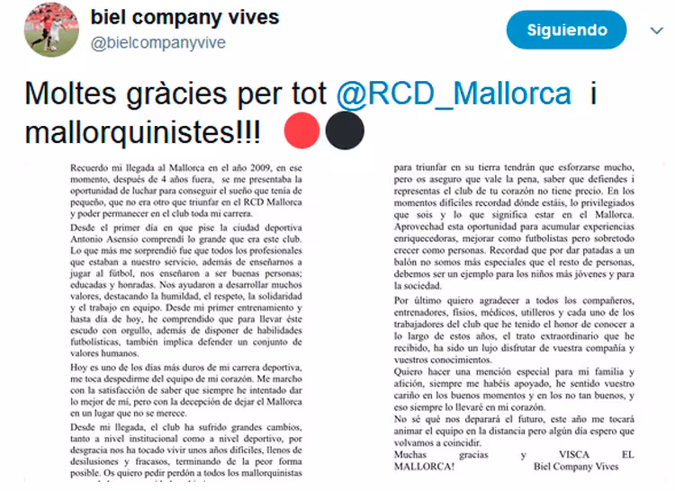 La despedida de Biel Company