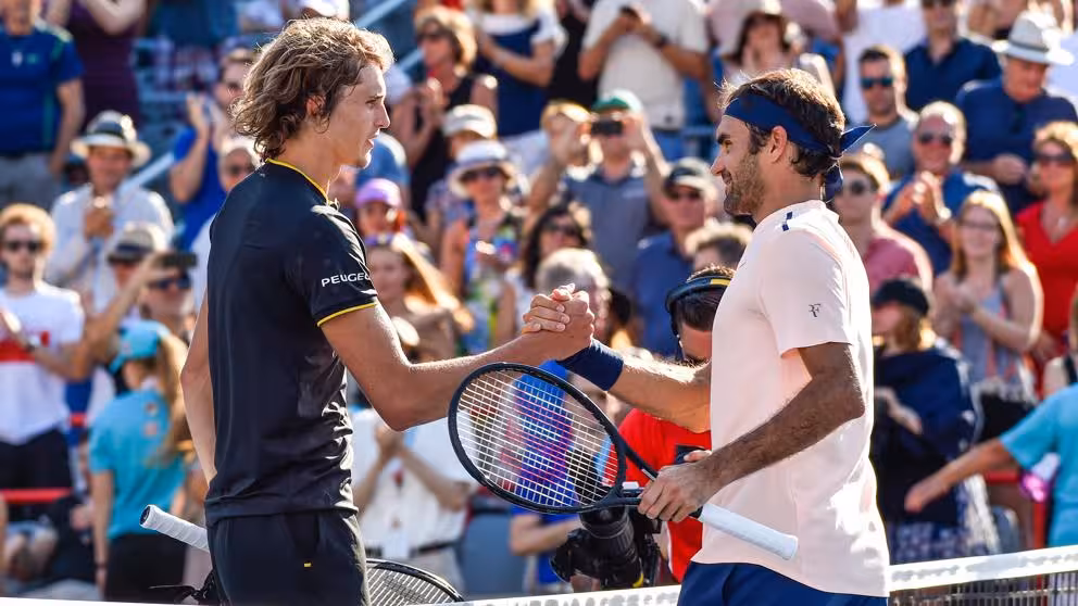 Zverez gana a Federer en Montreal
