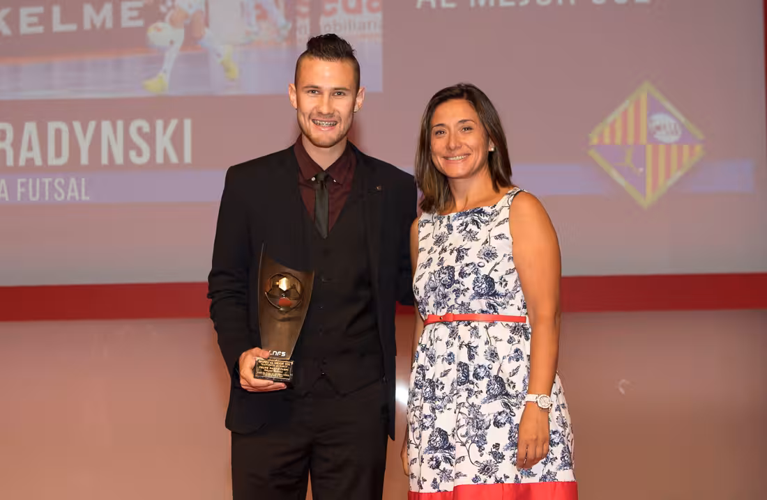 Paradynski en la gala