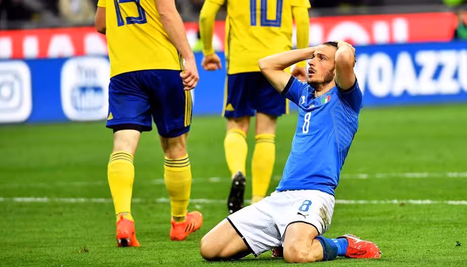 Italia fuera del Mundial