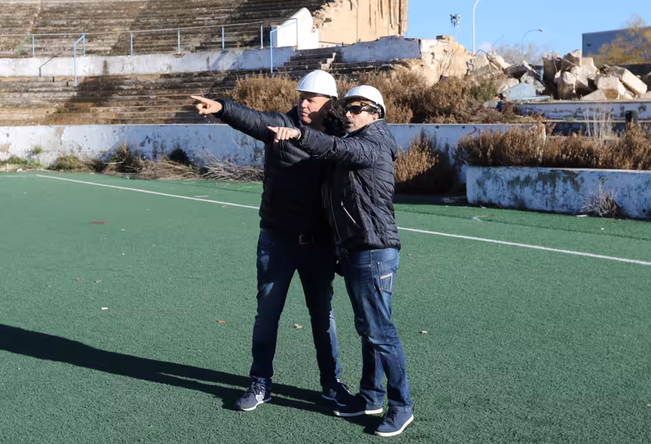 Volckmann y Crespí en el Estadi Balear