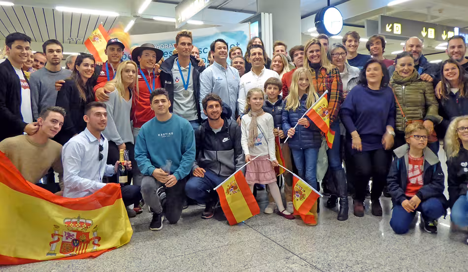 Recibimiento a los medallistas