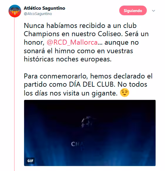 Saguntino frente al Mallorca