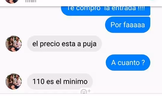 Reventa entrada