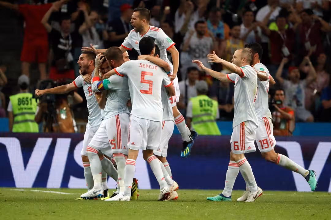 España empata ante Portugal