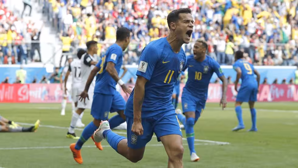 Brasil gana a Costa Rica