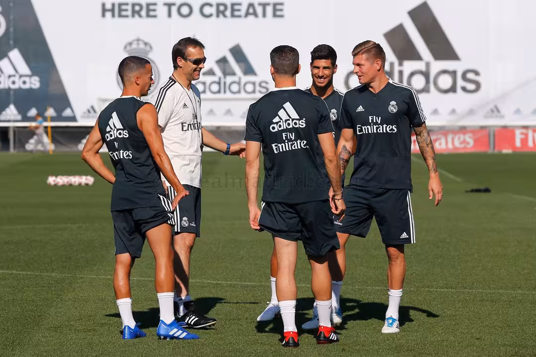 Asensio ya entrena en el Madrid