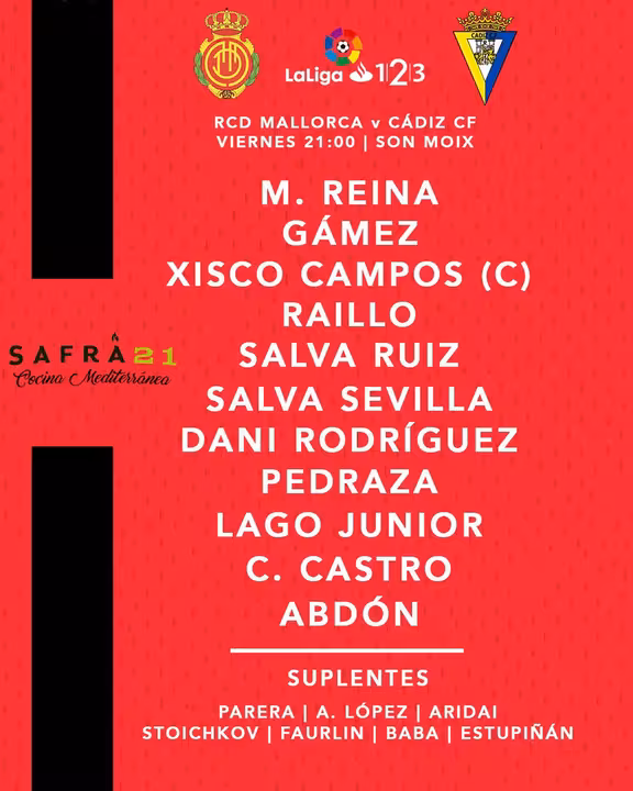 Dani Rodríguez en el once