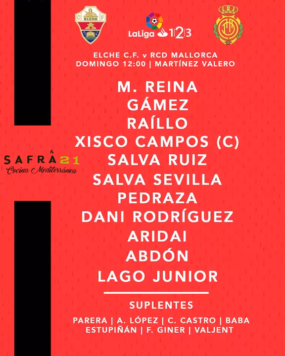 Elche Real Mallorca