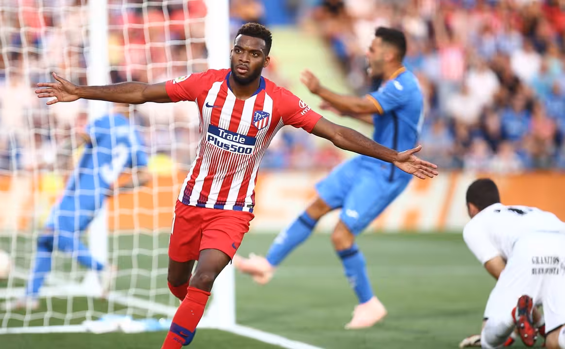 Lemar con el Atlético