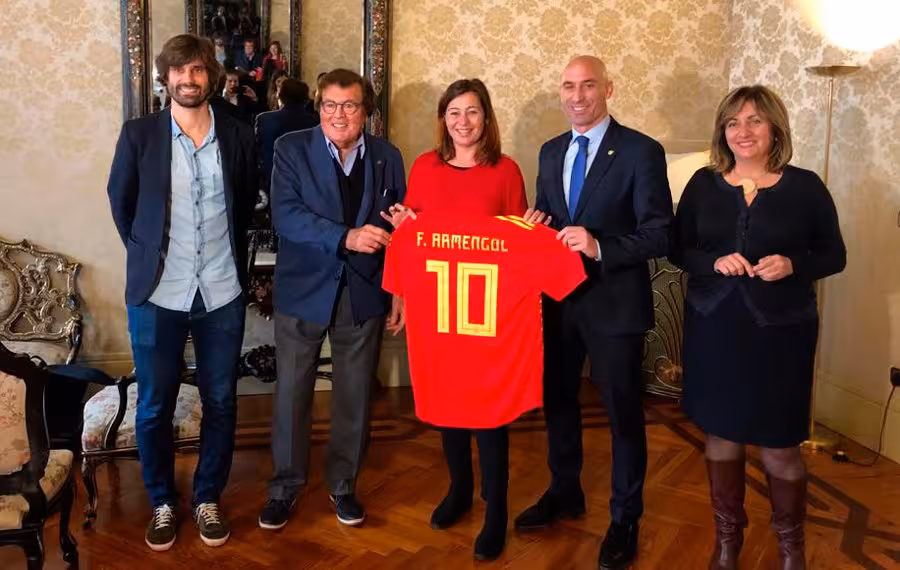 Armengol con Rubiales