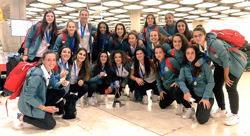España aterriza en Madrid