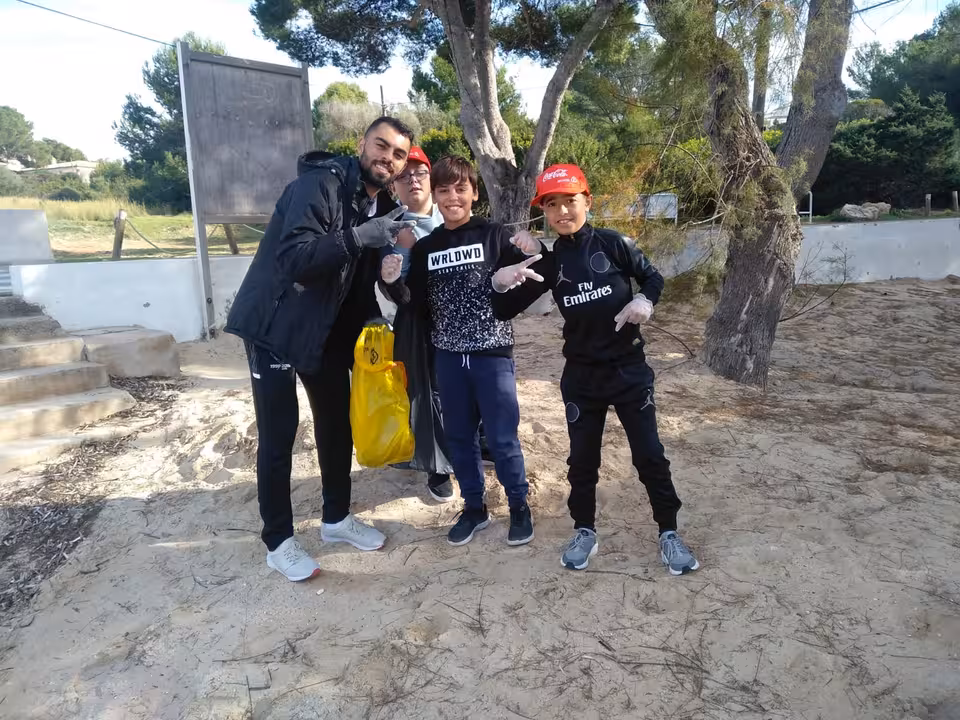 Nunes, Lolo y Catela en Porto Colom