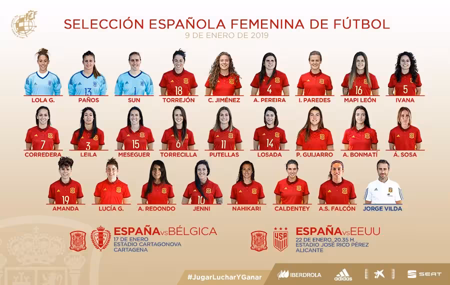 Guijarro, Caldentey y Torrecilla con España