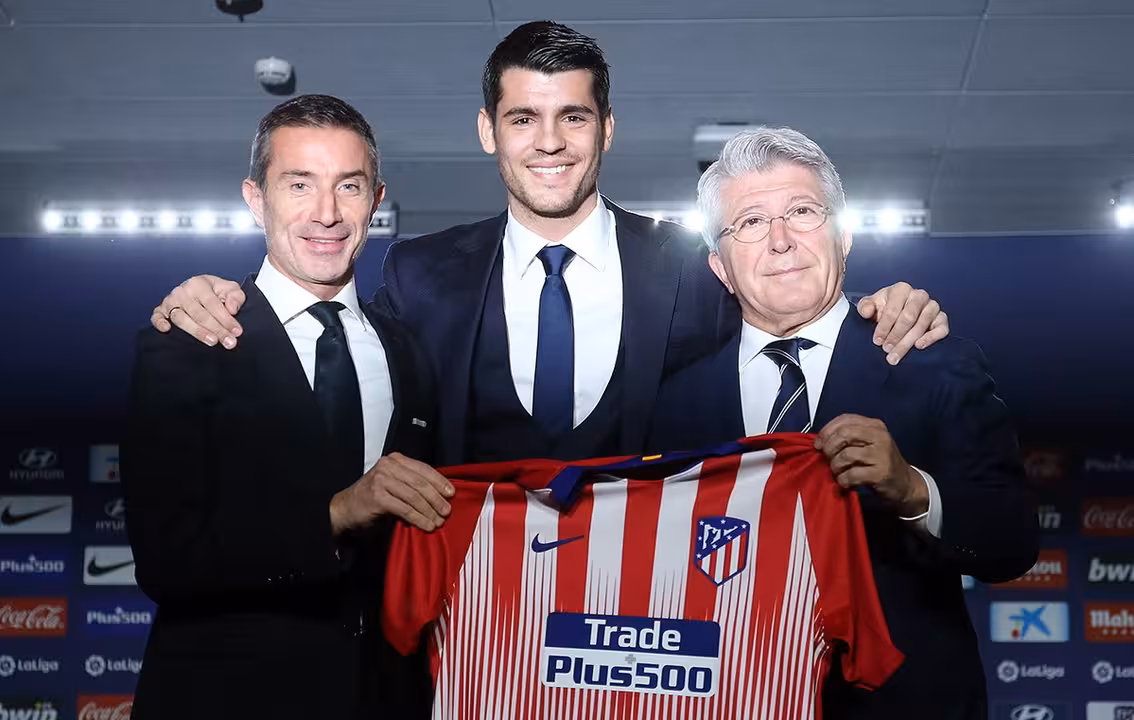 Morata en el Atlético de Madrid