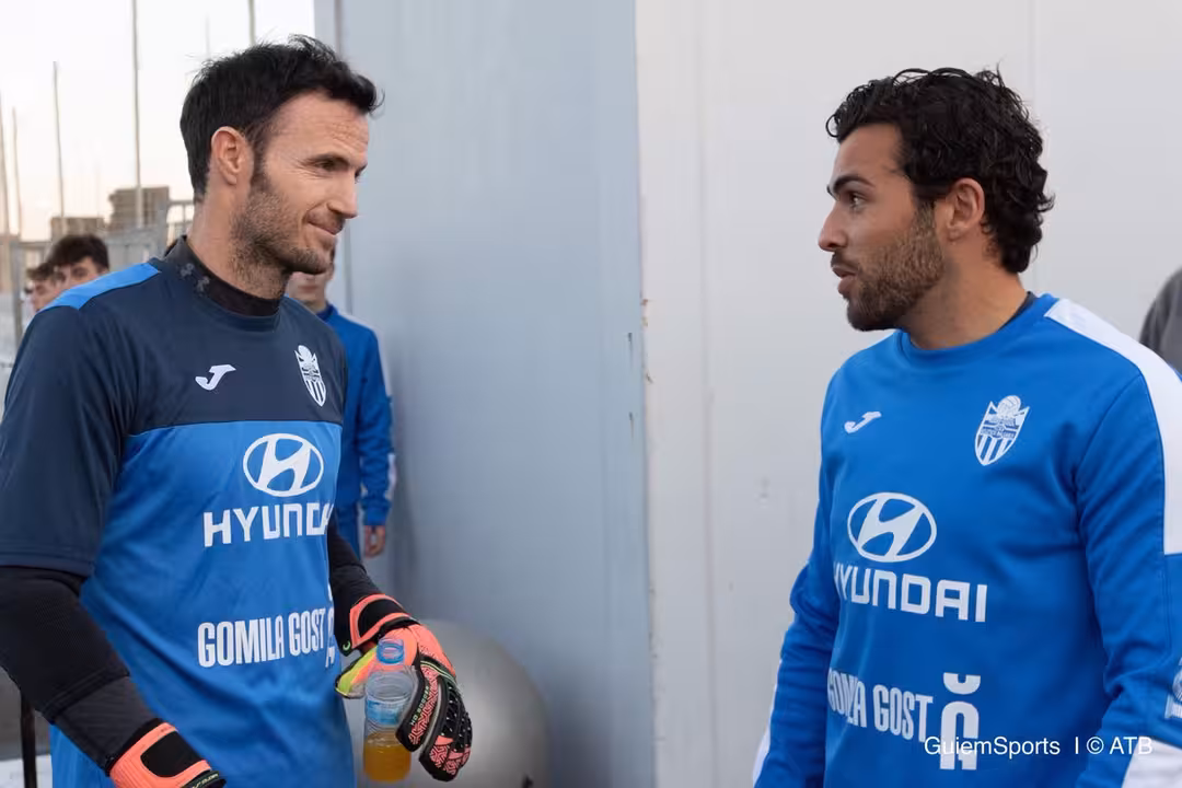 José Peris con Manu Herrera