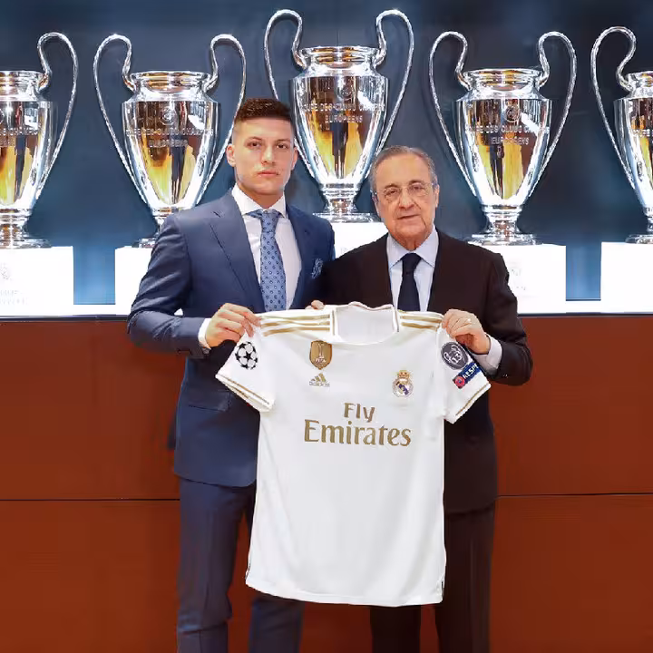 Luka Jovic en el Real Madrid