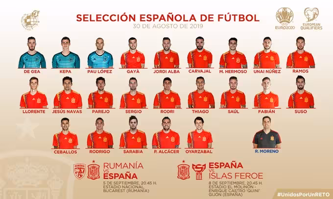 Convocatoria de Robert Moreno