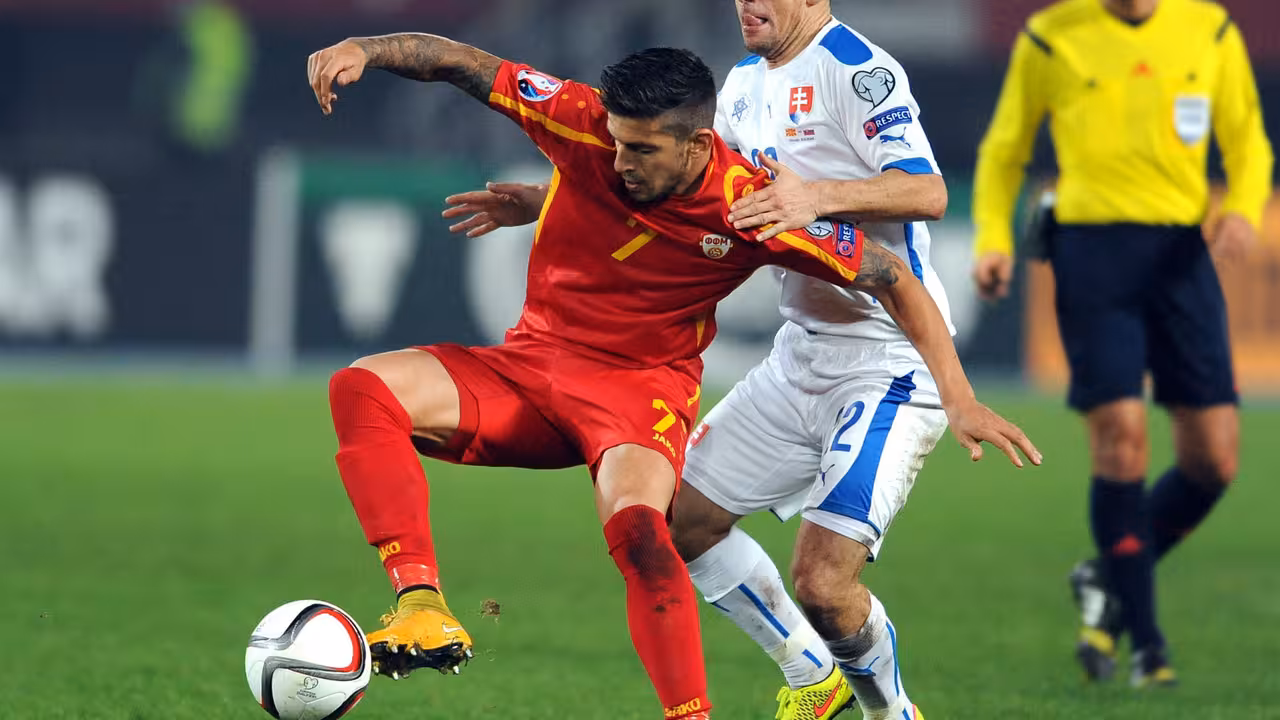 Trajkovski con Macedonia
