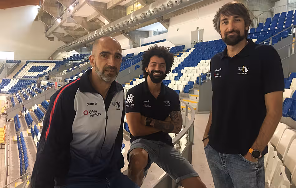 Marcos Dreyer con Perini y Bernal