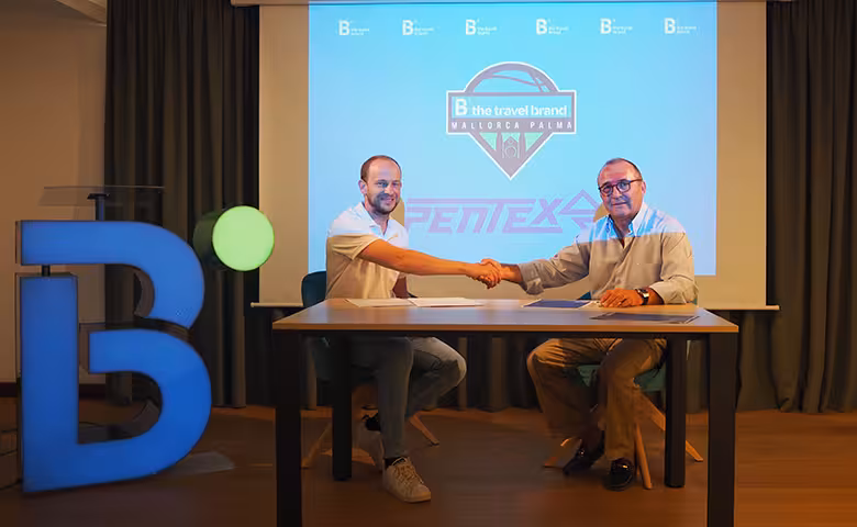 Pentex con el B the travel brand Mallorca