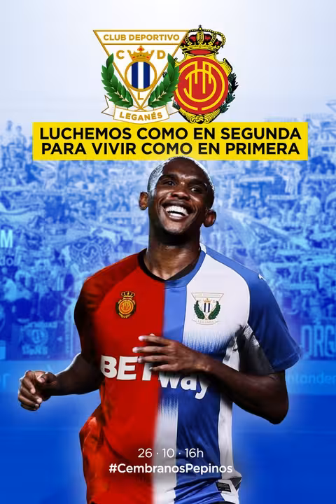 Cartel promocional del CD Leganés