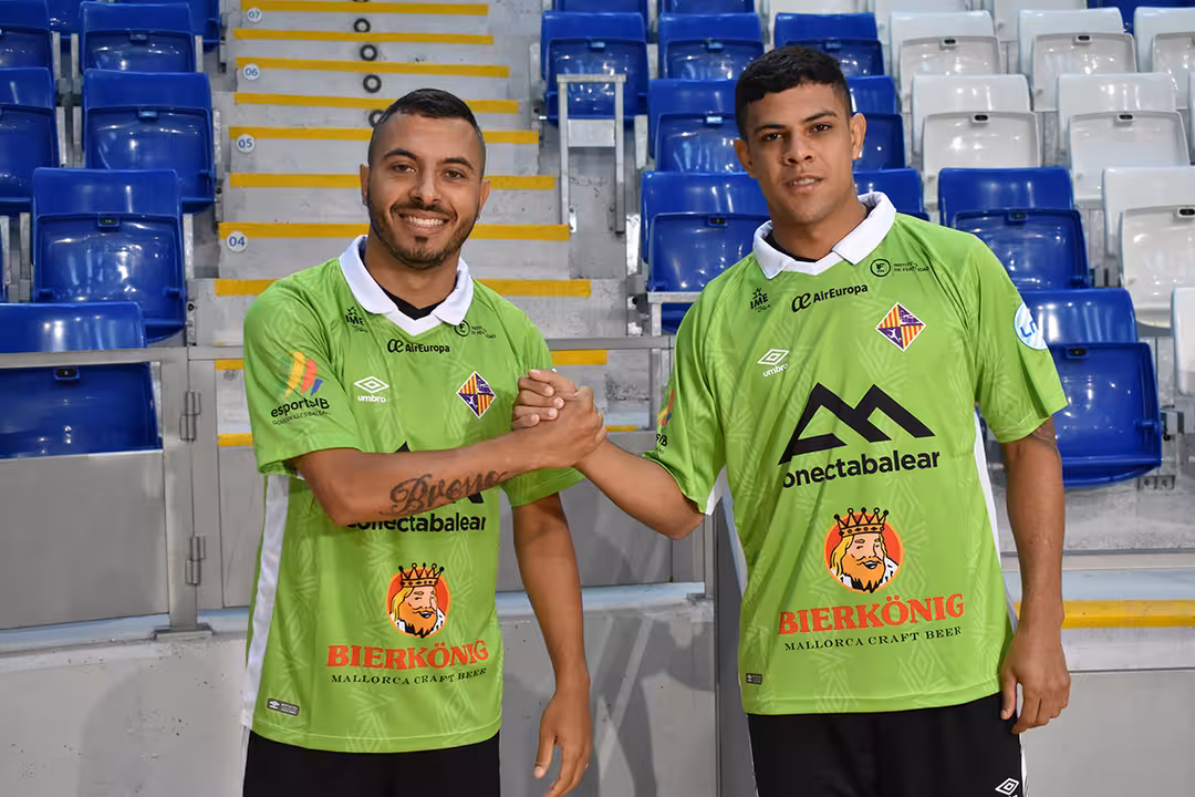 Allan y Vilela en el Palma Futsal