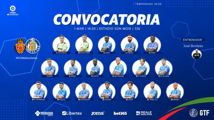 Convocatoria de Getafe