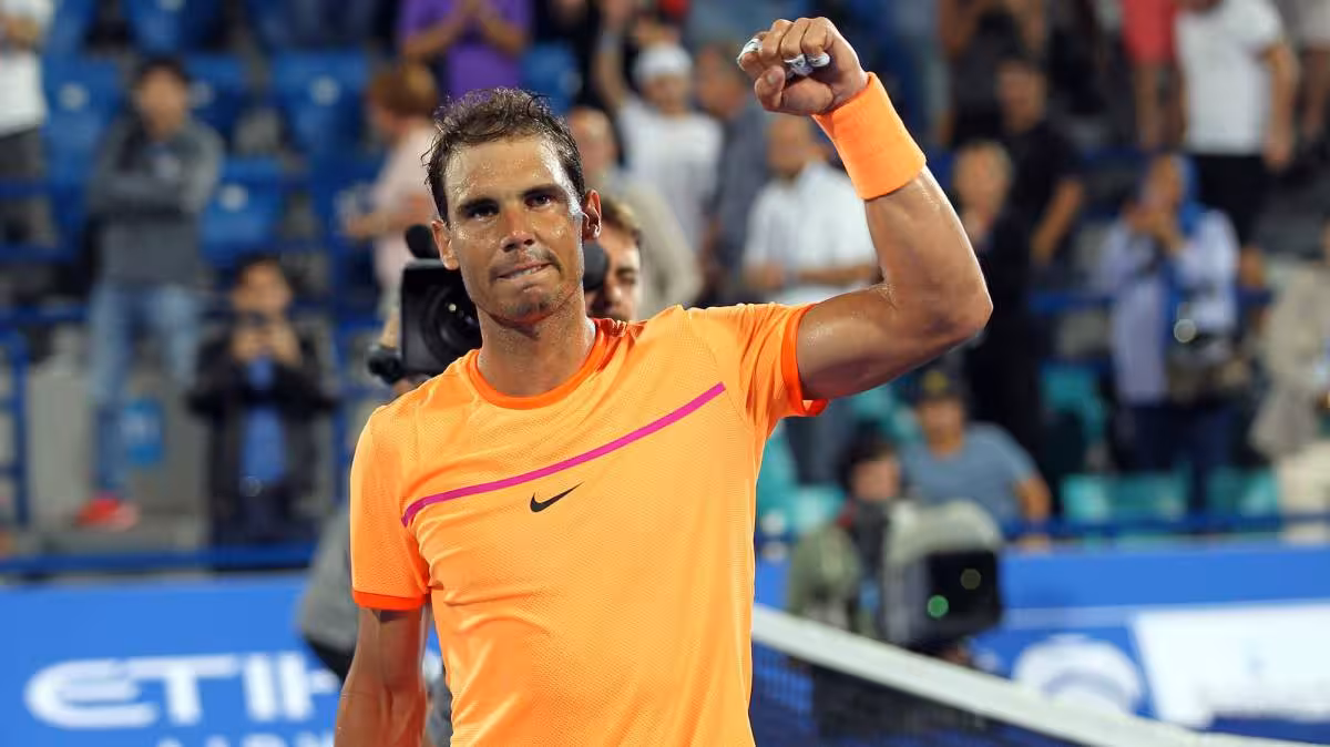 Rafel Nadal celebra la victoria