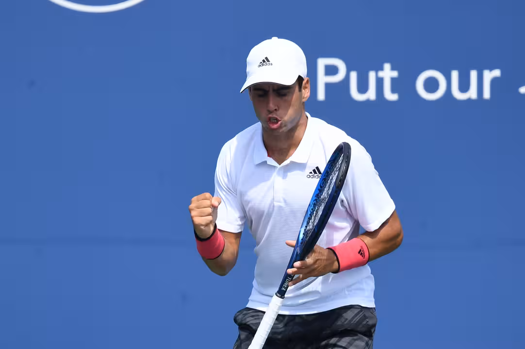 NEW YORK, NY - AUGUST 21: Jaume Munar of Spain on Day 2 of Qualifying at the 2020 Western & Southern Open at the USTA Billie Jean King National Tennis Center in the Queens borough of New York City on August 21, 2020 (Photo by Peter Staples/ATP Tour)