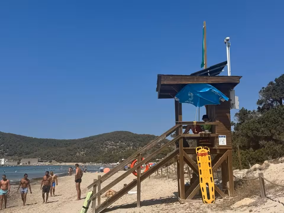 Sensores en la Playa de Ibiza