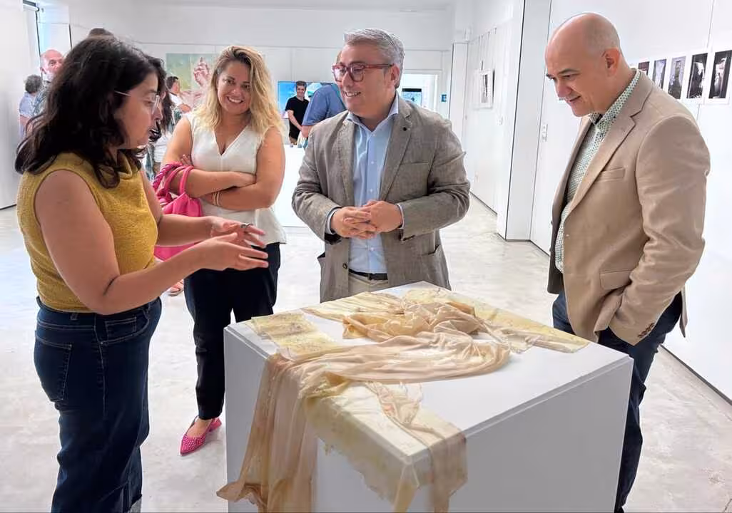 alcalde de inca y costitx junto a la comisaria y la diputada del PP