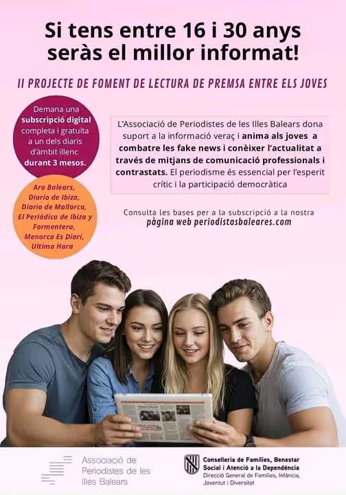 Cartel II Proyecto fomento lectura prensa