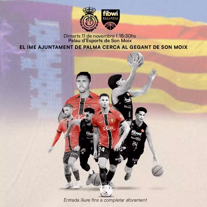 Partido entre el RCD Mallorca y el fibwi Mallorca