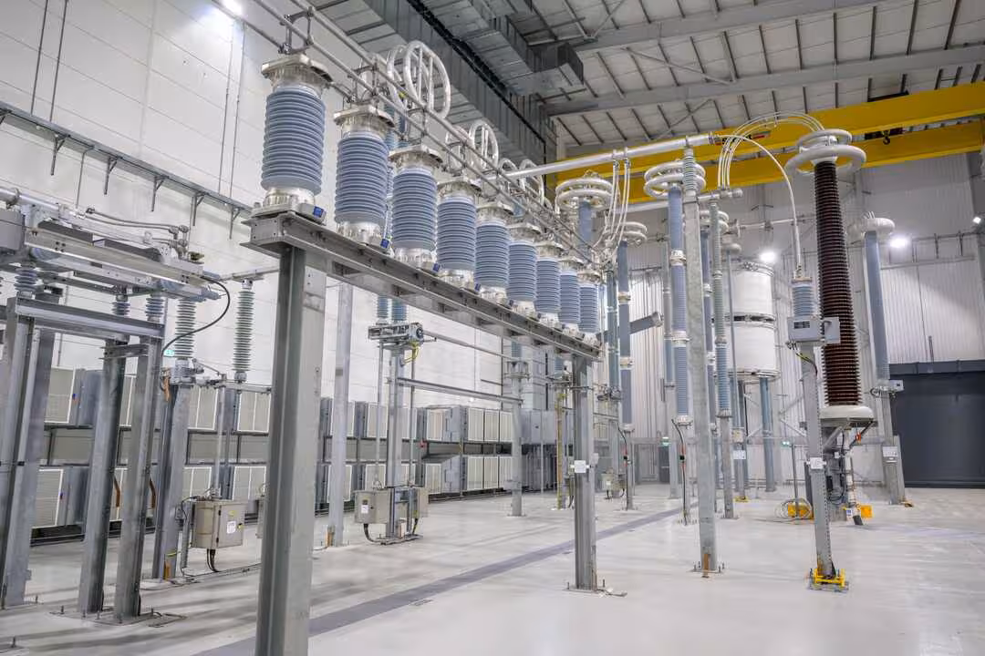 2025.12.04. Estación convertidora de Hunterston. Infraestructura de Western Link